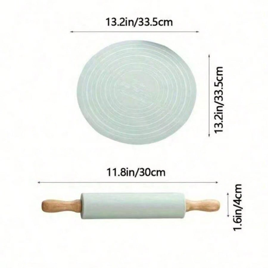 Home Cooking Adventures - 1 Set High-Quality Rolling Pin And