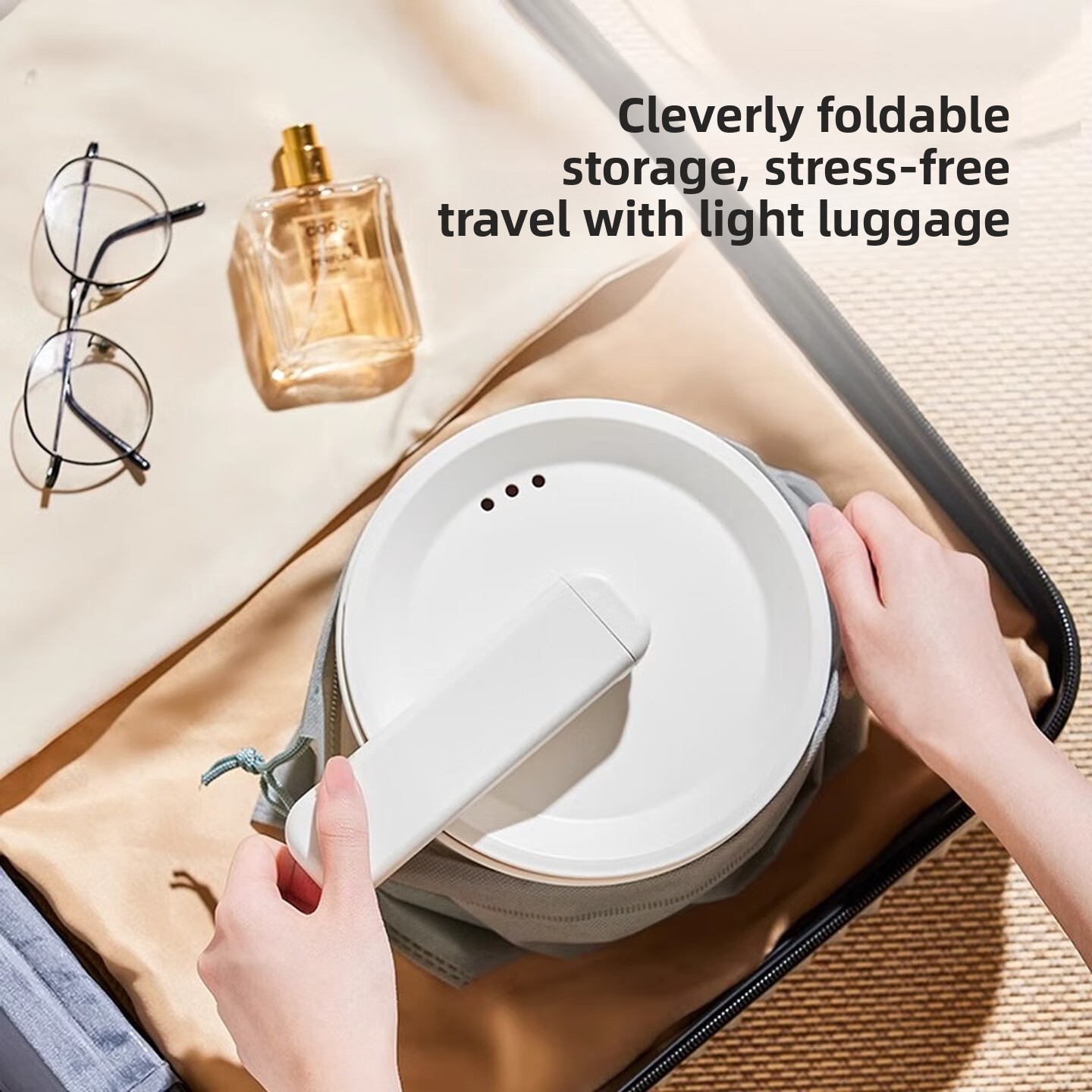2L Dual Voltage 110V 220V Fold - Hot Pot Portable Dual ulasan dan harga