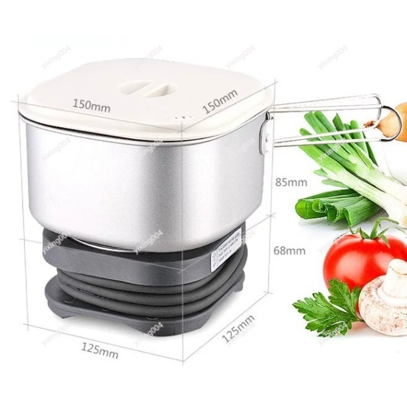 Dual‑Voltage Portable Mini Ele - Hot Pot Portable Dual ulasan dan harga