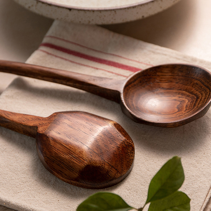 Wooden Spoon With Long Handle  - Home Cooking In Japanese ulasan dan harga