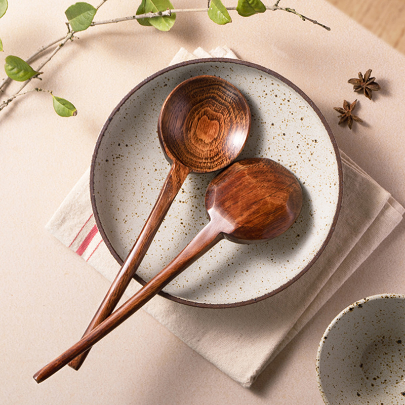 Wooden Spoon With Long Handle  - Home Cooking In Japanese ulasan dan harga