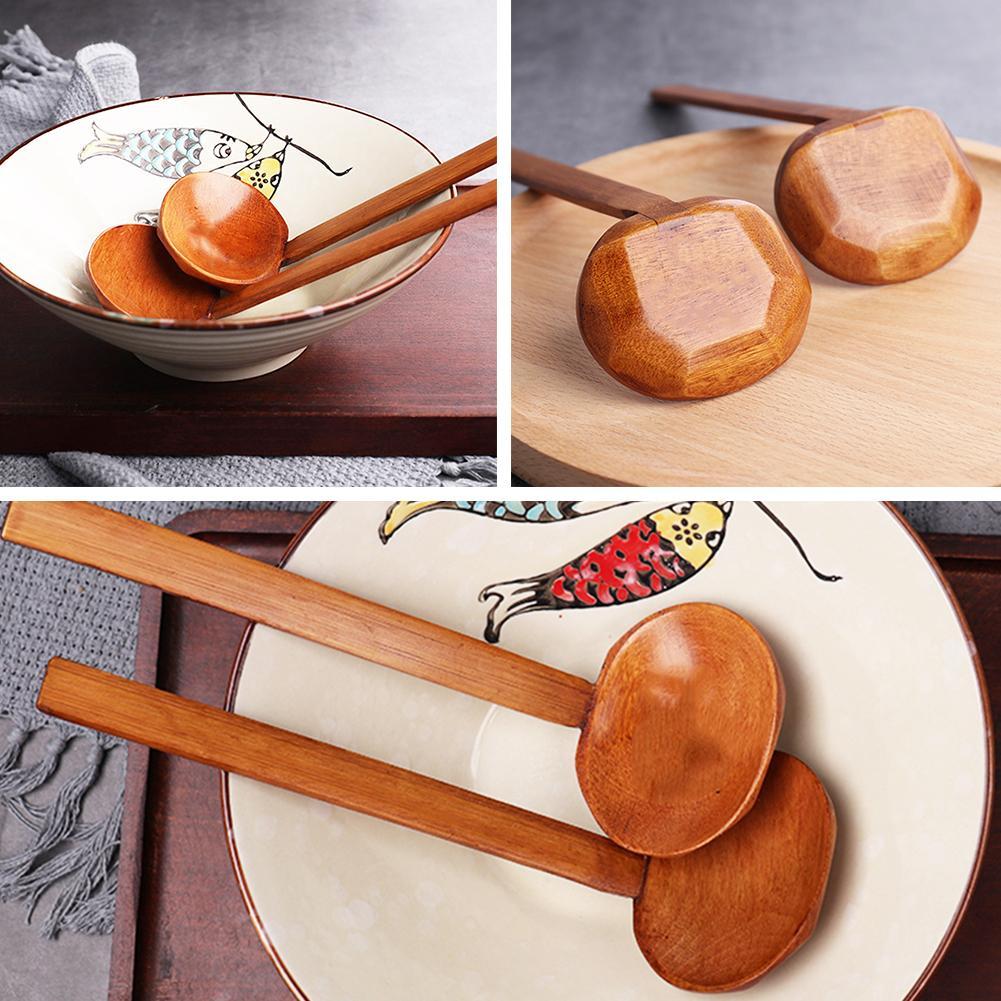 New Long Handle Ramen Wooden S - Home Cooking In Japanese ulasan dan harga