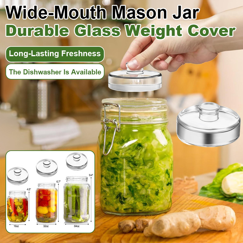 Wide Mouth Canning Jars with G - Fermentation Crock ulasan dan harga