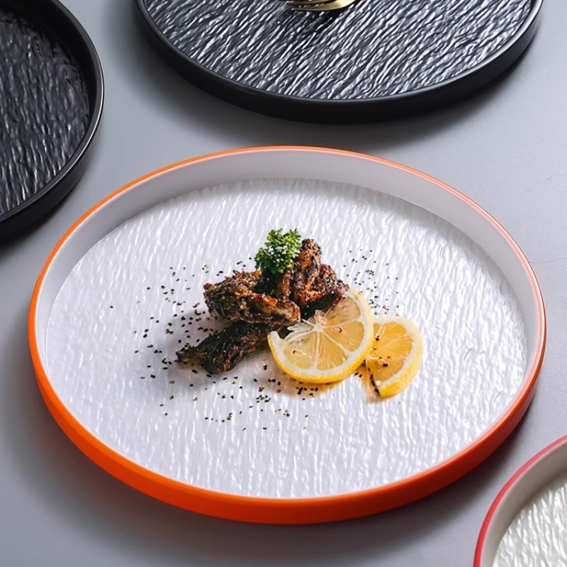 Modern Round Stone Melamine St - Home Cooking In Japanese ulasan dan harga
