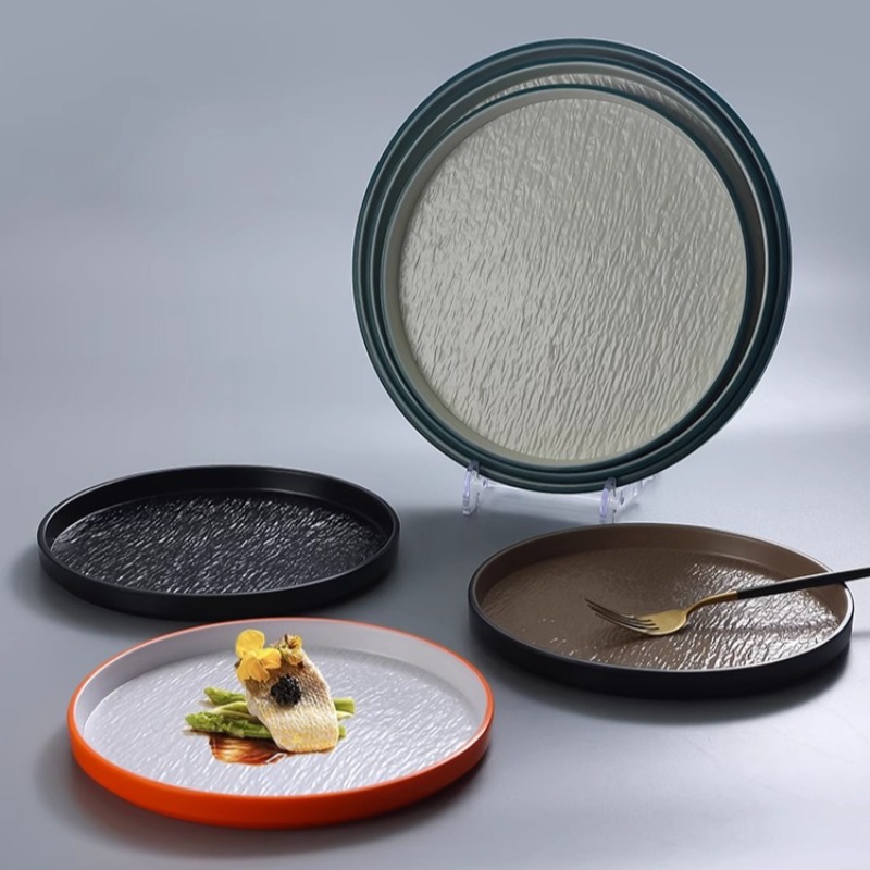 Modern Round Stone Melamine St - Home Cooking In Japanese ulasan dan harga